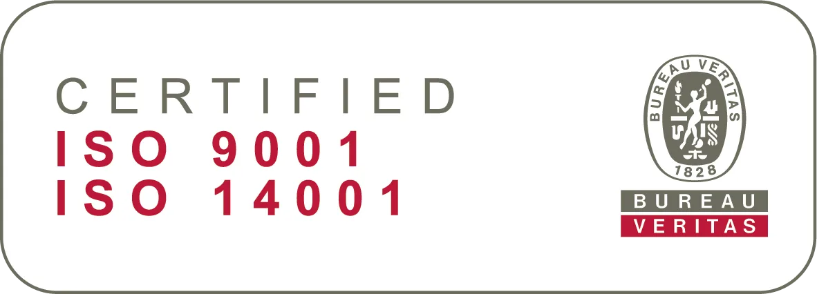 Bureau Veritas Πιστοποιημένο ISO 9001 / ISO 14001